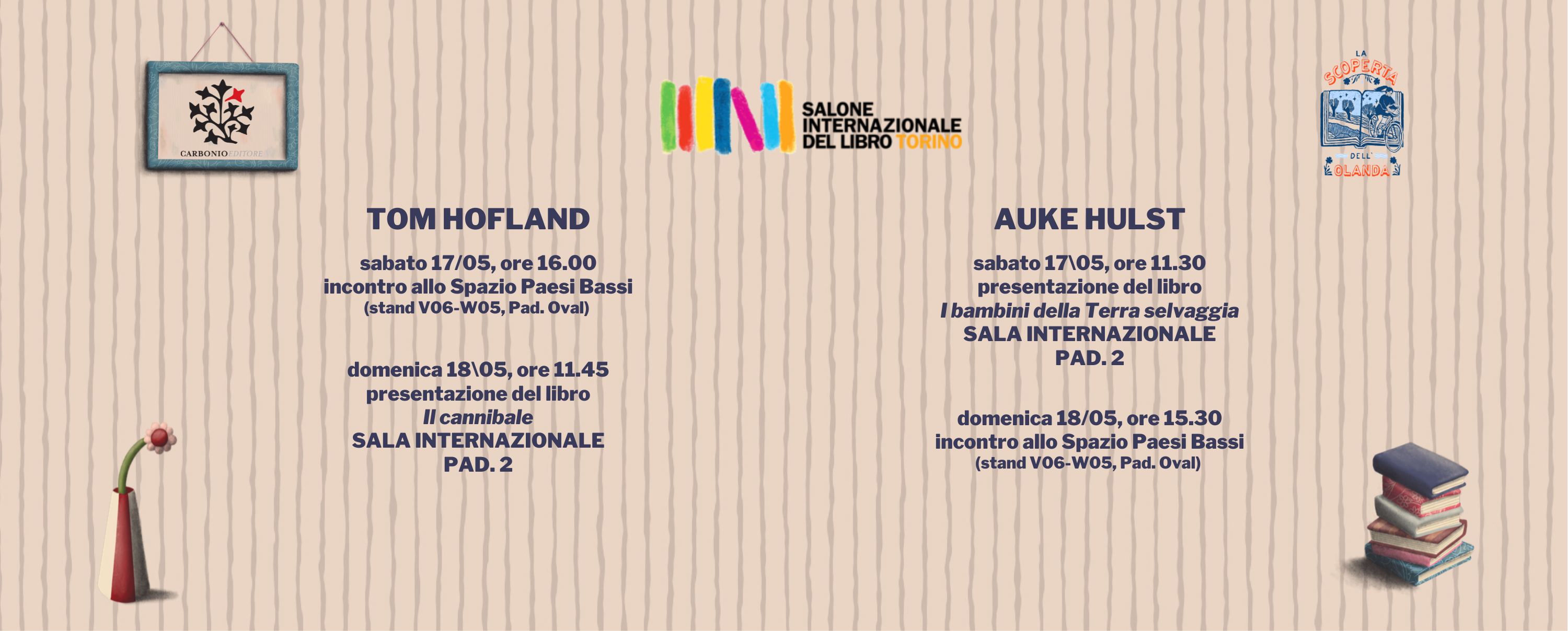 Dal cuore dei Paesi Bassi al Salone Internazionale del Libro